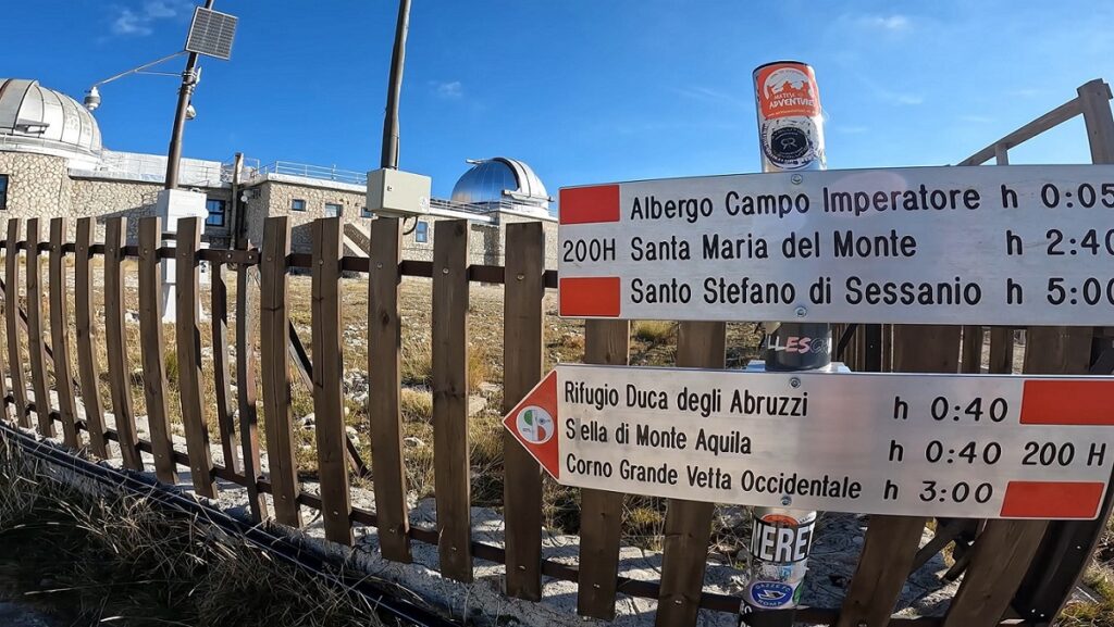 Partenza da Campo Imperatore