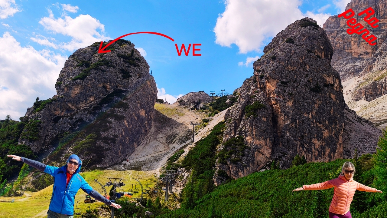 Via ferrata Ra Pegna - Tofane -Cortina - Dolomiti